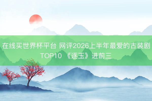 在线买世界杯平台 网评2026上半年最爱的古装剧TOP10 《逐玉》进前三